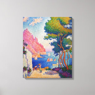 Paul Signac - Capo di Noli Canvas Afdruk