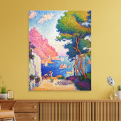 Paul Signac - Capo di Noli Canvas Afdruk (Insitu (Woonkamer))