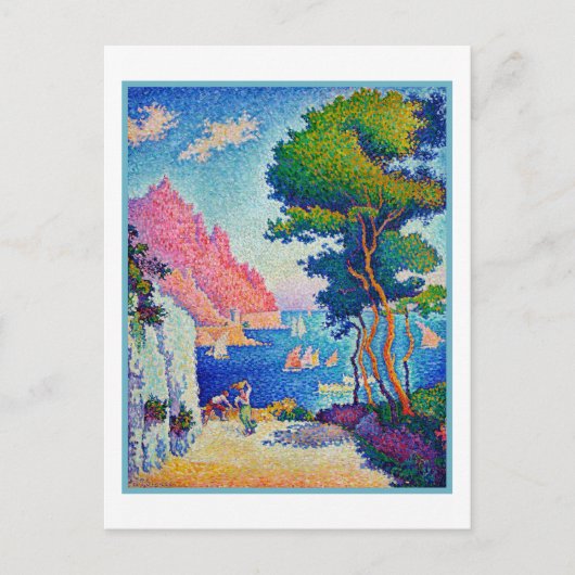 Paul Signac Capo di Noli Fine Art Briefkaart (Voorkant)
