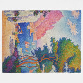 Paul Signac - Capo di Noli Fleece Deken (Voorkant (Horizontaal))