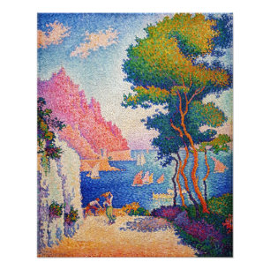Paul Signac - Capo di Noli Foto Afdruk