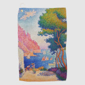 Paul Signac - Capo di Noli Golfhanddoek (Voorkant)