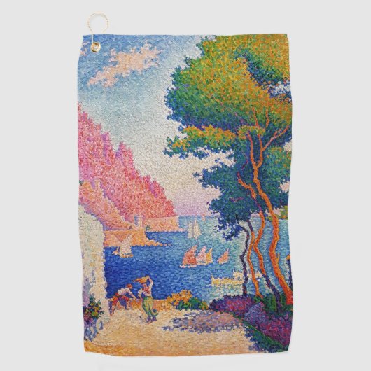 Paul Signac - Capo di Noli Golfhanddoek (Voorkant)
