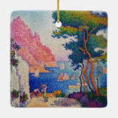 Paul Signac - Capo di Noli Keramisch Ornament (Achterkant)