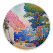 Paul Signac - Capo di Noli Keramische Knop (Voorkant)