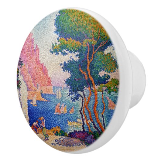 Paul Signac - Capo di Noli Keramische Knop (Rechts)