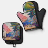 Paul Signac - Capo di Noli Ovenwant & Pannenlap Set (Voorkant / Achterkant)