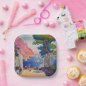 Paul Signac - Capo di Noli Papieren Bordje (Feest)