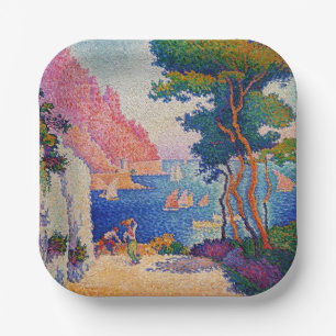 Paul Signac - Capo di Noli Papieren Bordje