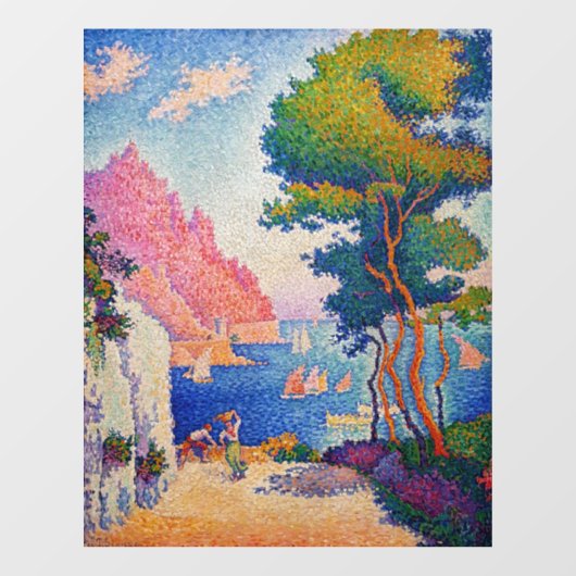Paul Signac - Capo di Noli Raamsticker (Vel)