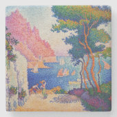 Paul Signac - Capo di Noli Stenen Onderzetter (Voorkant)