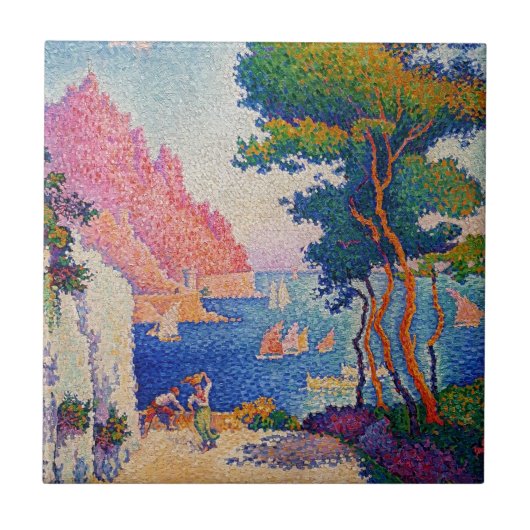 Paul Signac - Capo di Noli Tegeltje (Voorkant)