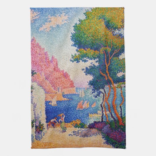 Paul Signac - Capo di Noli Theedoek (Verticaal)