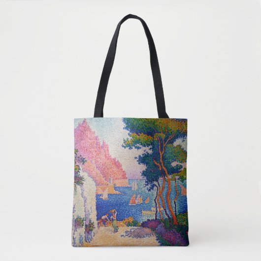 Paul Signac - Capo di Noli Tote Bag (Voorkant)