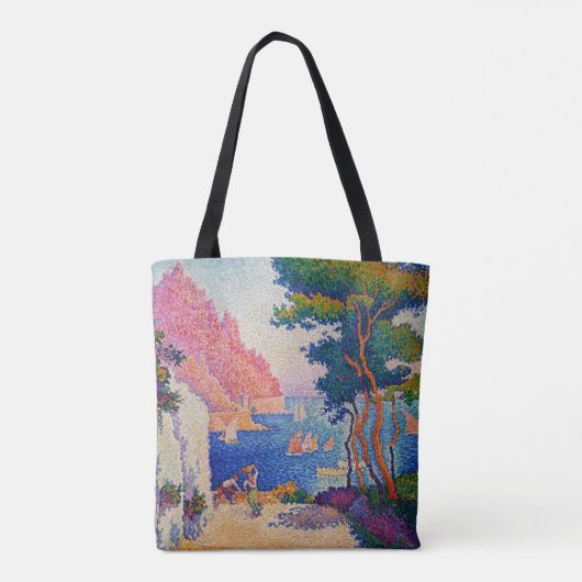 Paul Signac - Capo di Noli Tote Bag (Achterkant)