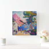 Paul Signac - Capo di Noli Vierkante Klok (Huis)