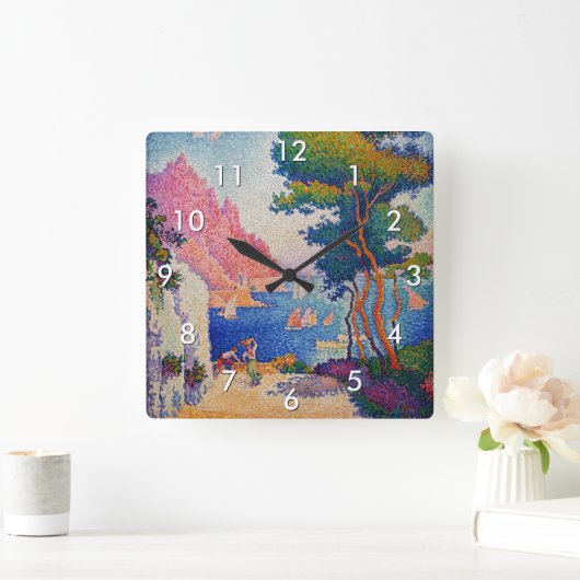 Paul Signac - Capo di Noli Vierkante Klok (Huis)