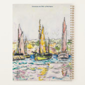 Paul Signac-Concarneau (ca.1925) schilderij Planner (Achterkant)