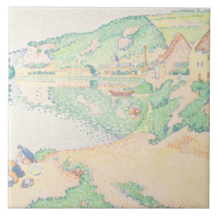 Paul Signac - De Andelys Tegeltje