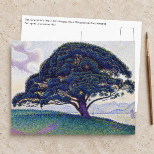 Paul Signac - De Bonaventure-pijnboom Briefkaart
