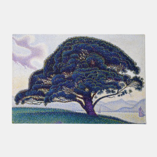 Paul Signac - De Bonaventure-pijnboom Deurmat (Voorkant)