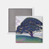 Paul Signac - De Bonaventure-pijnboom Magneet (Voorkant / Achterkant)
