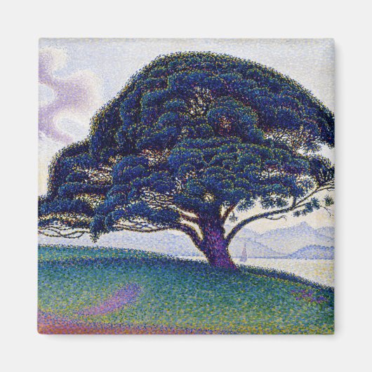Paul Signac - De Bonaventure-pijnboom Magneet (Voorkant)