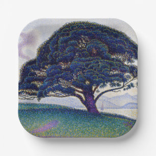 Paul Signac - De Bonaventure-pijnboom Papieren Bordje