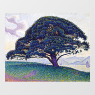 Paul Signac - De Bonaventure-pijnboom Raamsticker