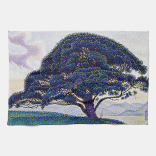 Paul Signac - De Bonaventure-pijnboom Theedoek