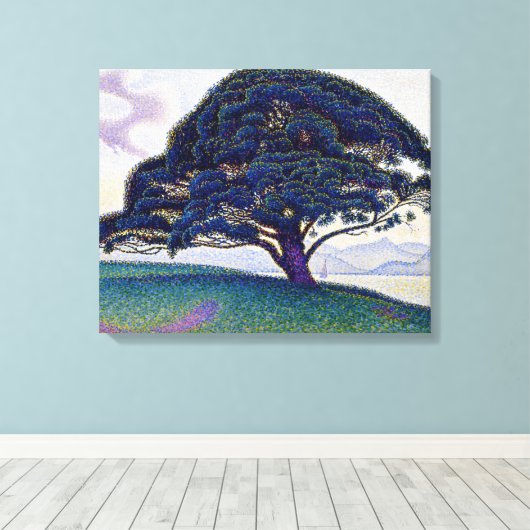 Paul Signac - De Bonaventure Pine Canvas Afdruk (Insitu (Houten vloer))