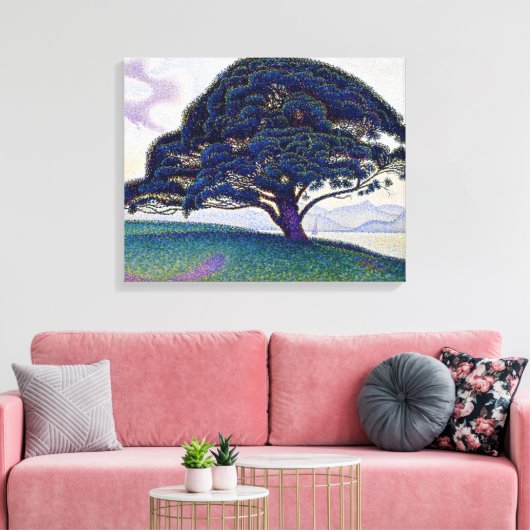 Paul Signac - De Bonaventure Pine Canvas Afdruk (Insitu (Woonkamer))