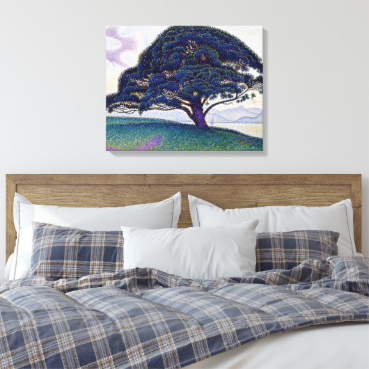 Paul Signac - De Bonaventure Pine Canvas Afdruk (Insitu (Slaapkamer))