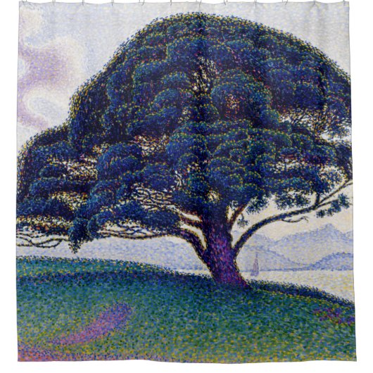 Paul Signac - De Bonaventure Pine Douchegordijn (Voorkant)