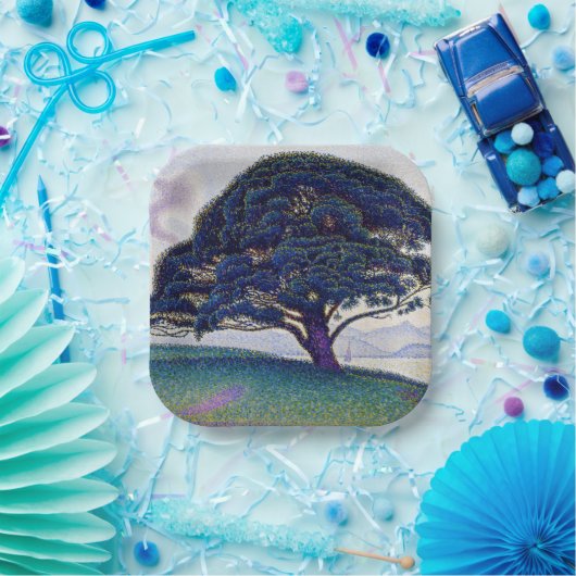 Paul Signac - De Bonaventure Pine Papieren Bordje (Feest)