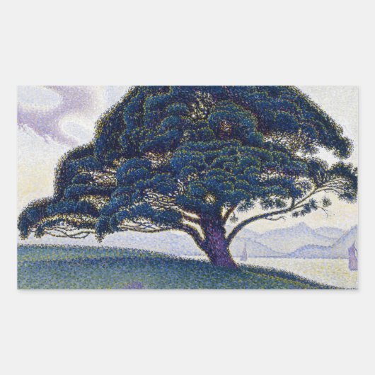Paul Signac - De Bonaventure Pine Rechthoekige Sticker (Voorkant)