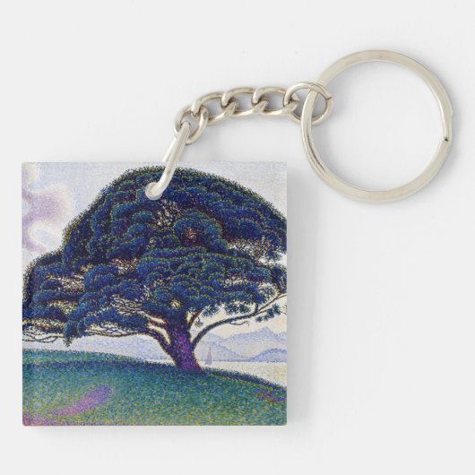 Paul Signac - De Bonaventure Pine Sleutelhanger (Achterkant)