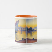 Paul Signac - De haven bij zonsondergang, Opus 236 Mok (Midden)