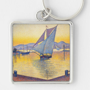 Paul Signac - De haven bij zonsondergang, Opus 236 Sleutelhanger