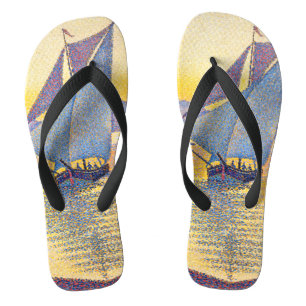 Paul Signac - De haven bij zonsondergang, Opus 236 Teenslippers
