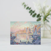 Paul Signac - De haven van Saint-Tropez Briefkaart (Staand voorkant)