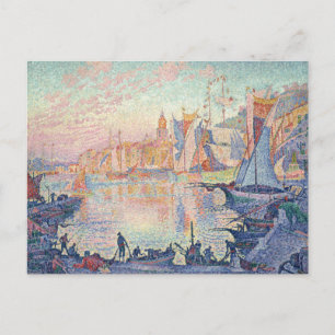 Paul Signac - De haven van Saint-Tropez Briefkaart