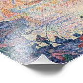 Paul Signac - De haven van Saint-Tropez Foto Afdruk (Hoek)