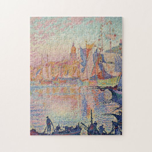 Paul Signac - de haven van Saint Tropez Legpuzzel (Verticaal)