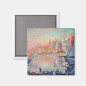 Paul Signac - De haven van Saint Tropez Magneet (Voorkant / Achterkant)