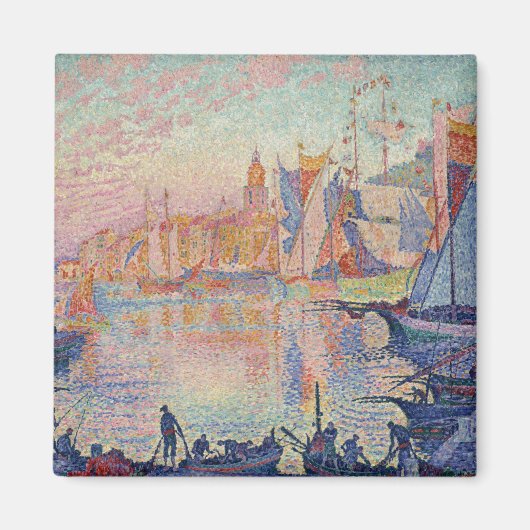 Paul Signac - De haven van Saint Tropez Magneet (Voorkant)