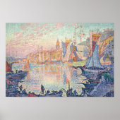 Paul Signac - De haven van Saint-Tropez Poster (Voorkant)