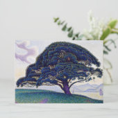Paul Signac - De pijnboom van Bonaventure Kaart (Staand voorkant)