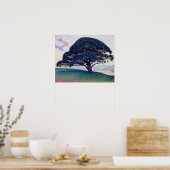 Paul Signac - De pijnboom van Bonaventure Poster (Keuken)