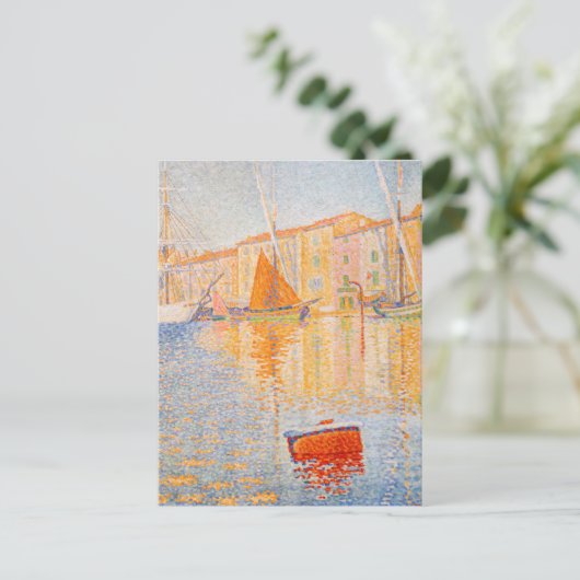 Paul Signac - De Rode Boei, Saint-Tropez Briefkaart (Staand voorkant)